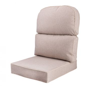  Conservatory Chair Replacement Cushion – Low Back – Arran Natural