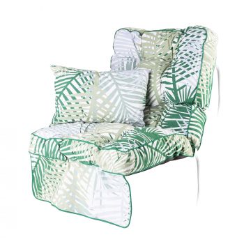 Classic swing seat cushion in Bamboo leaf