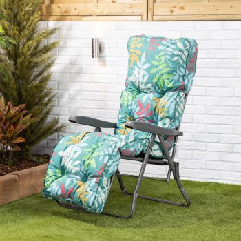 Relaxer Chair - Charcoal Frame with Classic Cushion