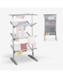 SureDri 4 Tier Heated Airer with Timer & Cover 