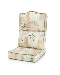  Conservatory Chair Replacement Cushion – High Back – Harrogate Natural