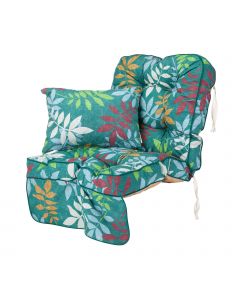 Classic Swing Seat Cushion in Alexandra Green Leaf