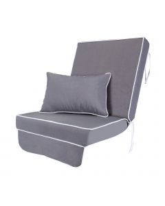 Swing Seat Replacement Cushion – Luxury Style – Grey