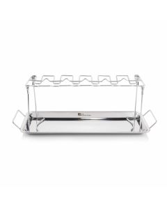 Fire Mountain Stainless Steel BBQ Drumstick Rack