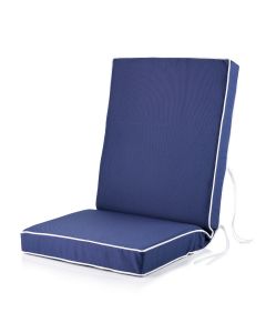 Garden Chair Cushion – Luxury Style – Navy Blue