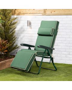 Relaxer Chair - Green Frame with Luxury Green Cushion