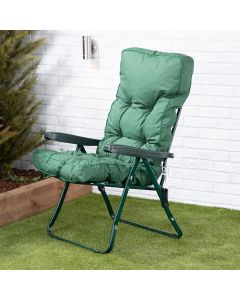 Recliner Chair - Green Frame with Classic Green Cushion