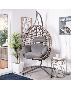 Hanging Swing Egg Chair – Brown