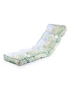 Sun Lounger Replacement Cushion Classic Style – Bamboo Leaf
