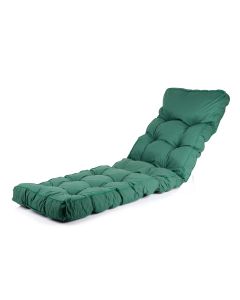 Sun Lounger Replacement Cushion Classic Style – Green