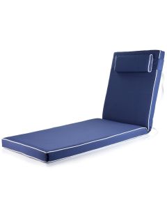  Sun Lounger Replacement Cushion Luxury Style – Navy Blue