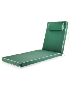 Sun Lounger Replacement Cushion Luxury Style – Green