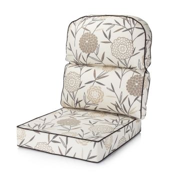 Conservatory Chair Replacement Cushion – Low Back – Bamboo