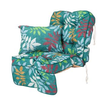 Classic Swing Seat Cushion in Alexandra Green Leaf