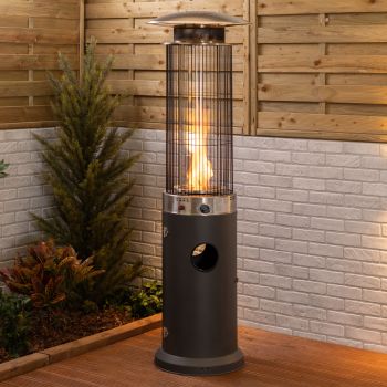 Fire Mountain Spiral Flame Gas Heater