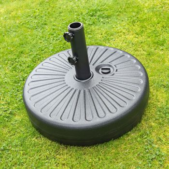 Round Plastic Parasol Base