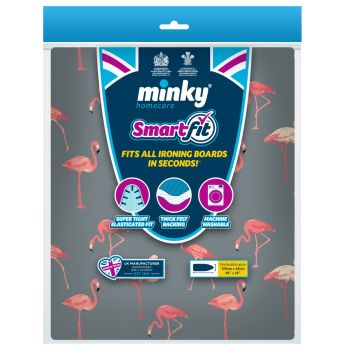 Minky Smart Fit Flamingo Ironing Board Cover