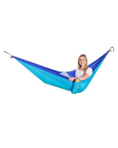 Adventurer Nylon Single Hammock - Blue