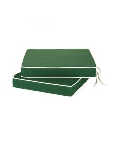 Small Seat Pads Set of 2 – Luxury Style - Green