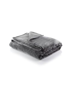 Minky Super Soft Luxury Throw – Single (180x135cm) - Grey