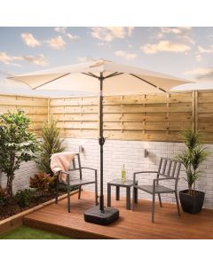 2.7M Tilt Parasol-Cream